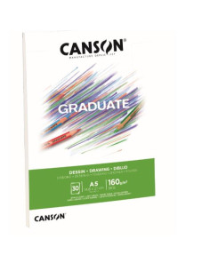 BLOCCO DRAWING A5 30FG.160 GBIANCO