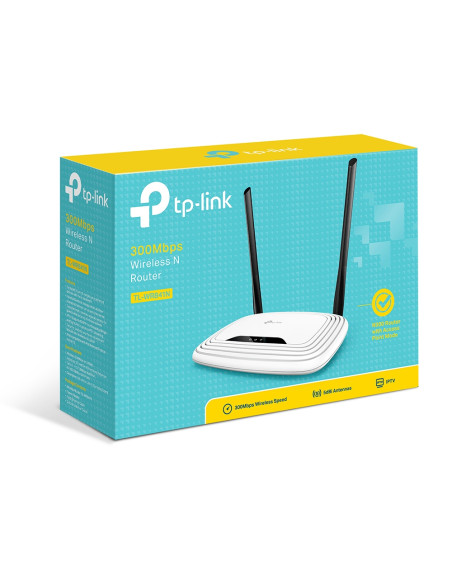 TP-Link TL-WR841N router wireless Fast Ethernet Banda singola (2.4 GHz) Bianco