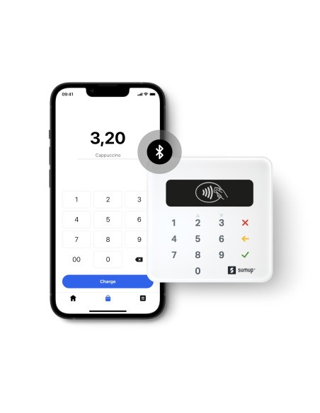 SumUp Air lettore di card readers Interno/esterno Bluetooth Bianco