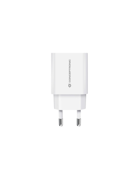 Conceptronic ALTHEA14W Caricabatterie per dispositivi mobili Universale Bianco AC Ricarica rapida Interno