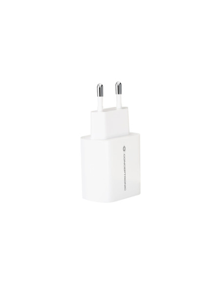 Conceptronic ALTHEA14W Caricabatterie per dispositivi mobili Universale Bianco AC Ricarica rapida Interno