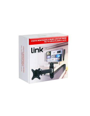 BRACCIO A MURO CON 2 SNODI 13/37