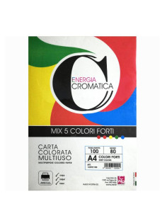 CARTA CROMATA FORTE 100FG A4 ASS