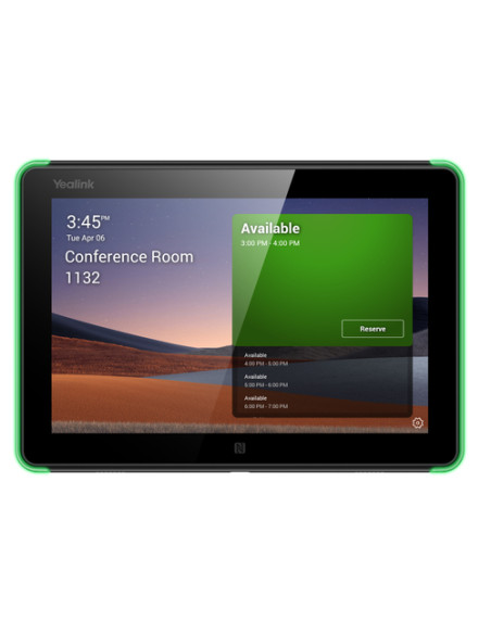 Yealink 1303110 espositore per sale riunioni 20,3 cm (8") 1280 x 800 Pixel LCD 802.11a, 802.11b, 802.11g, Wi-Fi 4 (802.11n), Wi-