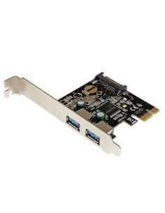 StarTech.com Scheda controller USB SuperSpeed 3.0 PCIe PCI Express a 2 porte con alimentazione SATA