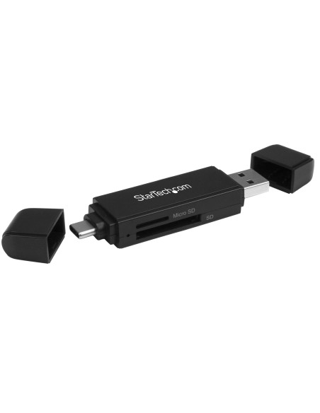 StarTech.com Lettore Schede SD e microSD -Lettore di schede di memoria USB 3.0 compatto - 5 Gbps - Lettore di schede di memoria 