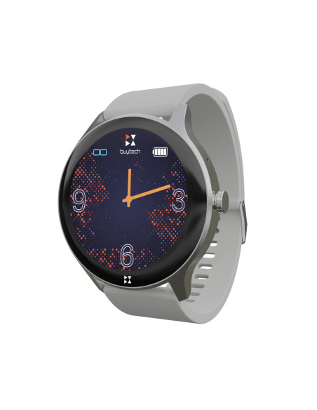 SMARTWATCH BUYTECH 1,38 COLOR FULL TOUCH SILVER