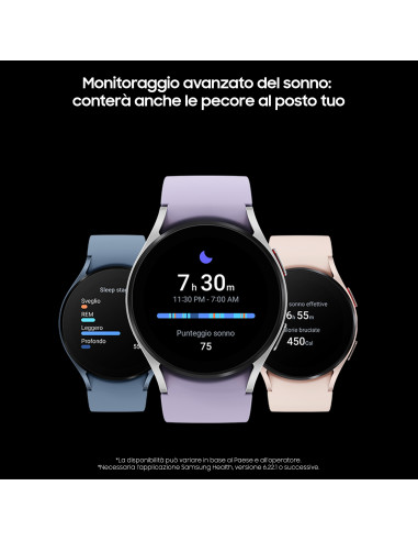 Samsung Galaxy Watch5 44mm Smartwatch Ghiera Touch in Alluminio Memoria 16GB Silver