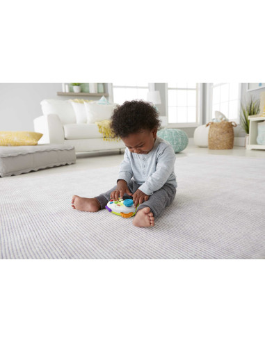 Fisher-Price Laugh & Learn Controller Gioca & Impara Ridi & Impara - Edizione multilingue, Joystick Giocattolo Musicale per l'In