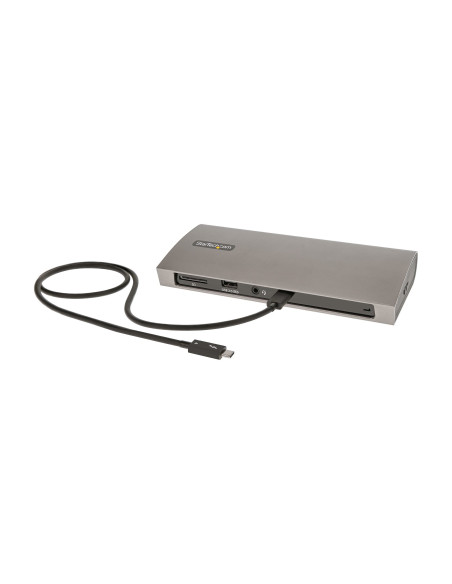 StarTech.com Dock Thunderbolt 4, Power Delivery 96W, Dual Monitor 4K 60Hz/Single Monitor 8K, 3xTB4/Porte USB4, 4xUSB-A, SD, GbE,