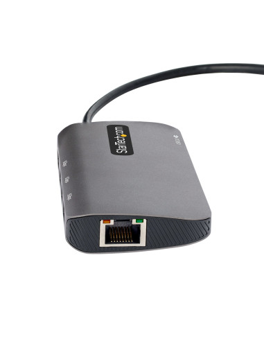 StarTech.com Adattatore USB C Multiporta, Video HDMI 4K 60Hz, Hub USB 3.2 a 3 porte USB-A 5Gbps , 100W Power Delivery Pass-Throu