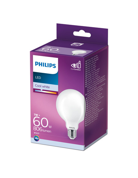 Philips Lampadina smerigliata a filamento 60 W G93 E27
