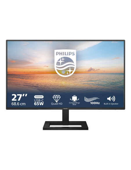 Philips Serie 1000 27E1N1600AE/00 Monitor PC 68,6 cm (27") 2560 x 1440 Pixel Quad HD LCD Nero