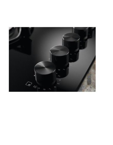 PIANO GAS EGG75372K 75CM 5F NERO