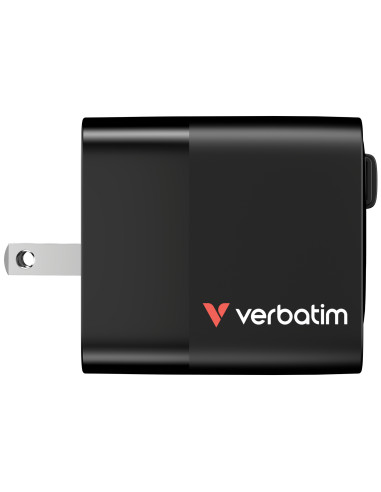 Verbatim GaN Charger 65W Universale Nero AC Ricarica rapida Interno