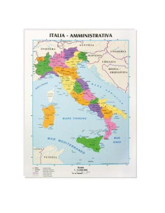 CF10CARTINA A4 ITALIA POL./FISICA