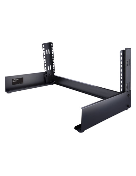 StarTech.com Mini rack 19" Aperto 4U - Supporto rack da tavolo 12U - 2 staffe - 19 pollici - Desktop rack autoportante per Partc