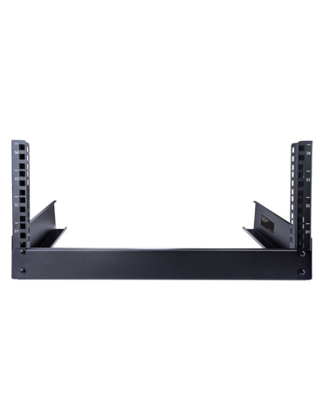 StarTech.com Mini rack 19" Aperto 4U - Supporto rack da tavolo 12U - 2 staffe - 19 pollici - Desktop rack autoportante per Partc