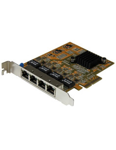 StarTech.com Adattatore Scheda di Rete Ethernet Gigabit PCI express PCIe NIC a 4 porte