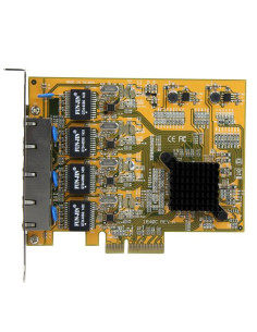 StarTech.com Adattatore Scheda di Rete Ethernet Gigabit PCI express PCIe NIC a 4 porte 2