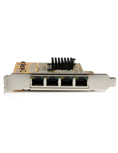 StarTech.com Adattatore Scheda di Rete Ethernet Gigabit PCI express PCIe NIC a 4 porte
