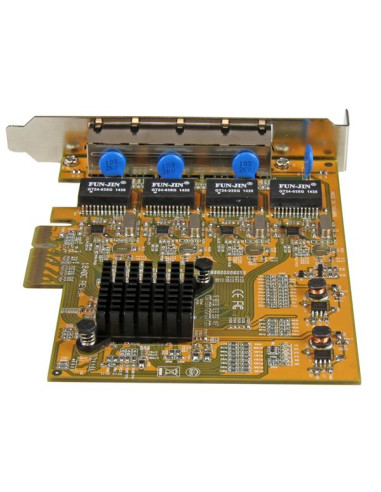 StarTech.com Adattatore Scheda di Rete Ethernet Gigabit PCI express PCIe NIC a 4 porte