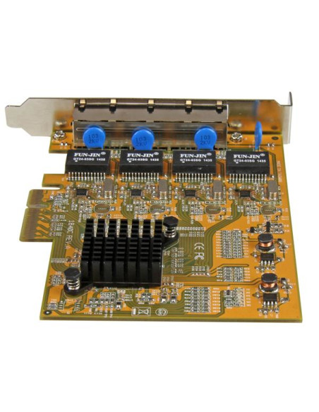 StarTech.com Adattatore Scheda di Rete Ethernet Gigabit PCI express PCIe NIC a 4 porte