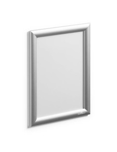CORNICE SCATTO ALLUMINIO A4 ARGENTO