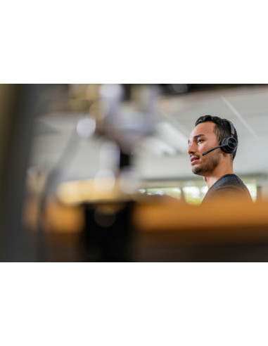 POLY Cuffie Voyager 4310 UC monoaurali + adattatore USB-A BT700 + supporto per ricarica