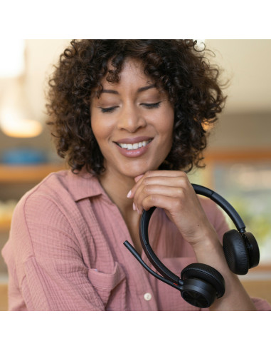 POLY Cuffie Voyager 4320 UC stereo USB-A + adattatore USB-A BT700 + supporto per ricarica