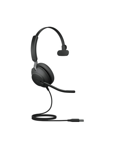 Jabra 24189-889-999 cuffia e auricolare Cablato A Padiglione Musica e Chiamate USB tipo A Nero