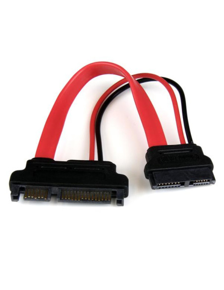 StarTech.com Adattatore slimline SATA a SATA con alimentazione 15 cm - F/M