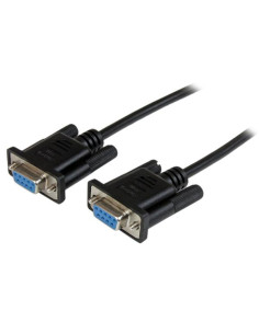 StarTech.com Cavo Seriale RS232 / DB9 Null Modem da 1m - nero Femmina/Femmina