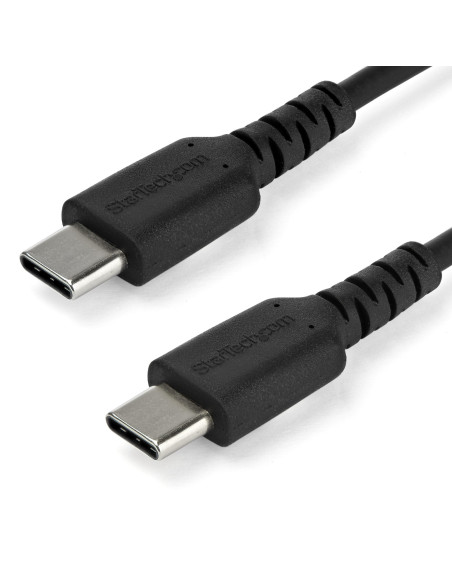 StarTech.com Cavo di Ricarica USB-C da 2m - Resistente Cavetto USB-C di Ricarica Veloce e Sync da USB 2.0 a USB Type C 60W - Riv