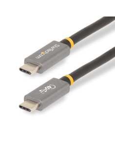 StarTech.com Cavo USB4 da 1 m, Cavo USB Type-C Certificato USB-IF, 40 Gbps, cavo di ricarica e trasferimento dati USB-C, 100W Po