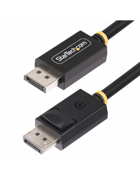 StarTech.com Cavo DisplayPort 2.1 da 2m, cavo DisplayPort DP40 certificato VESA con UHBR10/HDR/HDCP 2.2, 8K 60Hz/4K 144Hz w/DSC 