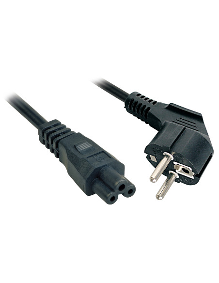 Lindy 5m, CEE 7/7 - IEC 320 C5 Nero CEE7/7 Accoppiatore C5