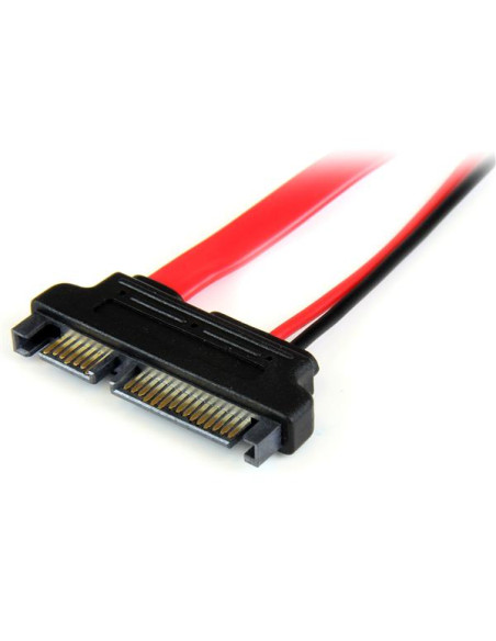 StarTech.com Adattatore slimline SATA a SATA con alimentazione 15 cm - F/M