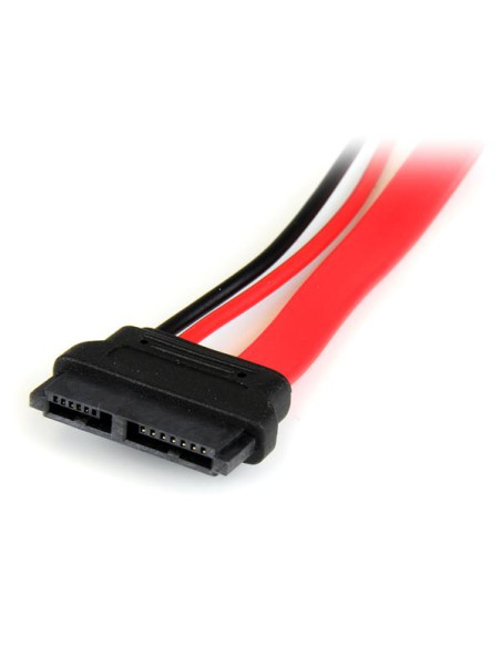 StarTech.com Adattatore slimline SATA a SATA con alimentazione 15 cm - F/M