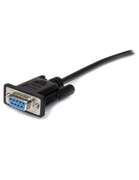 StarTech.com Cavo seriale diretto RS232 DB9 nero 2m - M/F