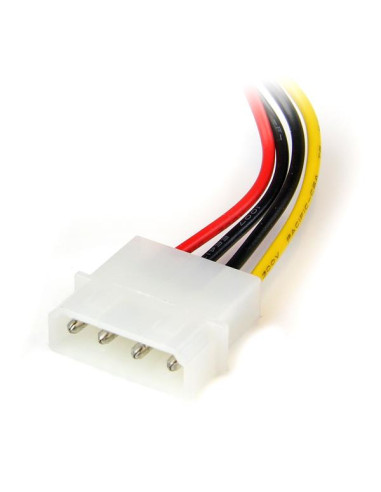 StarTech.com Adattatore cavo di alimentazione Molex a SATA con angolare sinistro 4 pin 15 cm