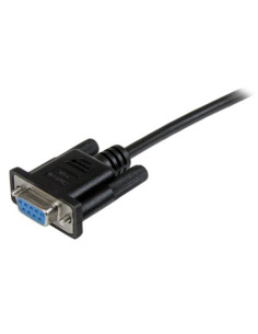 StarTech.com Cavo Seriale RS232 / DB9 Null Modem da 1m - nero Femmina/Femmina 2