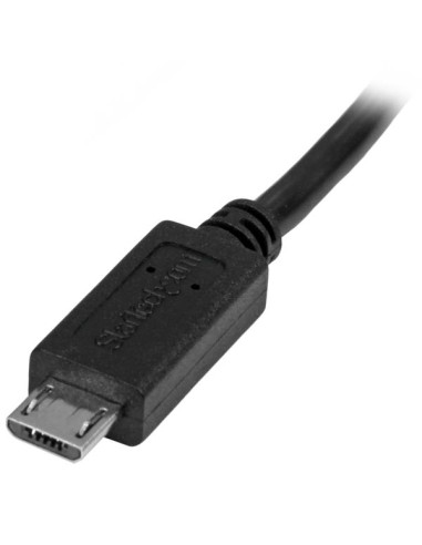 StarTech.com Cavo prolunga Micro USB maschio a femmina - Cavo di estensione micro-USB di 50cm - Nero