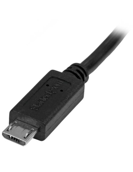 StarTech.com Cavo prolunga Micro USB maschio a femmina - Cavo di estensione micro-USB di 50cm - Nero