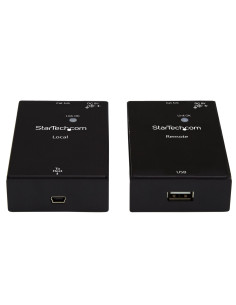 StarTech.com Extender USB 2.0 su cavo Cat5e/Cat6 (RJ45) - Fino a 50m - Kit adattatore per estensore porta USB ad alta velocità  2