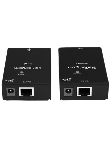 StarTech.com Extender USB 2.0 su cavo Cat5e/Cat6 (RJ45) - Fino a 50m - Kit adattatore per estensore porta USB ad alta velocità