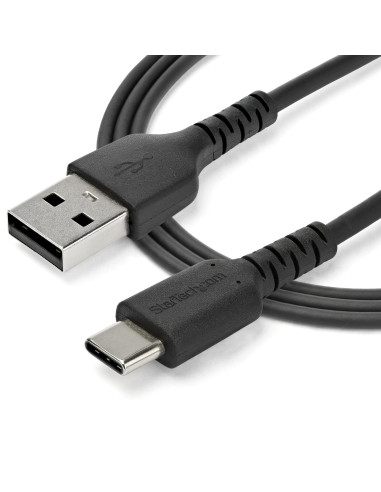 StarTech.com Cavo di Ricarica USB-A a USB-C da 1m - Resistente cavetto USB-C di Ricarica Veloce e Sync da USB 2.0 a USB Type C 3