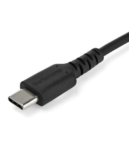 StarTech.com Cavo di Ricarica USB-C da 2m - Resistente Cavetto USB-C di Ricarica Veloce e Sync da USB 2.0 a USB Type C 60W - Riv