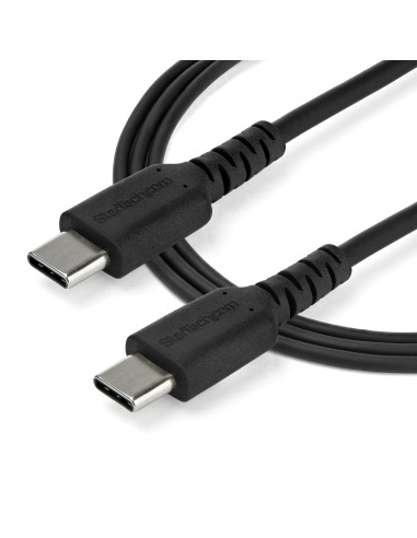 StarTech.com Cavo di Ricarica USB-C da 2m - Resistente Cavetto USB-C di Ricarica Veloce e Sync da USB 2.0 a USB Type C 60W - Riv