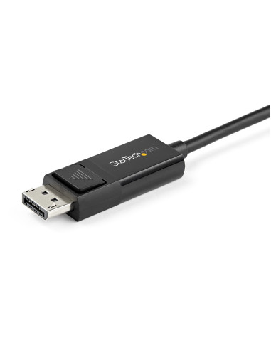 StarTech.com Cavo adattatore da USB C a DisplayPort 1.2 da 1m - Cavo video bidirezionale da DP a USB-C o USB-C a DP 4K 60Hz - HB